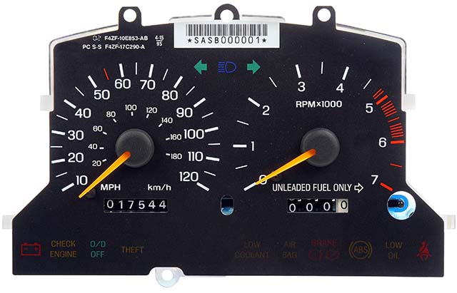 1994 - 1995 Ford Mustang Instrument Cluster Repair (2 Gauge, w/ Tach)