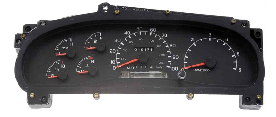 2003 Ford F-53 Motorhome Chassis Instrument Cluster Repair (with Tach)