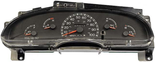 2002 Ford E150 E250 E350, Econoline Van Instrument Cluster Repair (Diesel, w/o Tach)