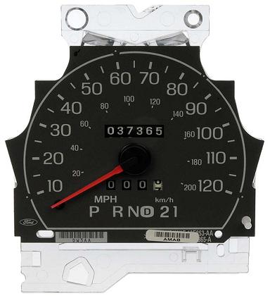 2003 - 2005 Mercury Grand Marquis & Marauder Instrument Cluster Repair. Without Police Package; with 120 MPH