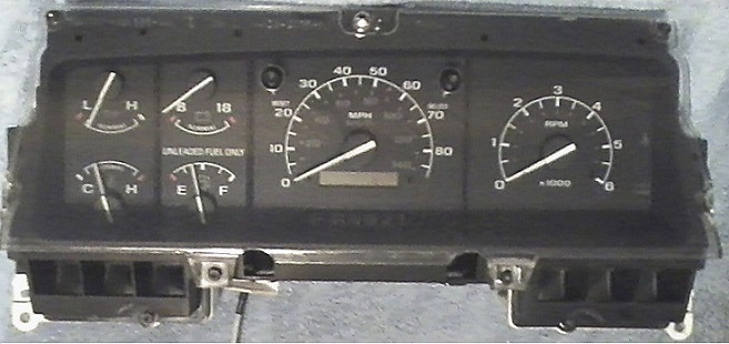 1992 - 1997 Ford F150, F250, F350, F450  Instrument Cluster Repair w/Tach Gas/Diesel