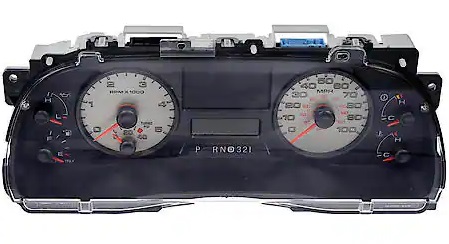 2005 - 2007 Ford F250-F550 Super Duty Instrument Cluster Repair (Silver, Diesel, w/ Auto Trans, w/o TBC)