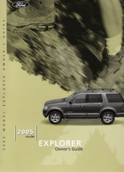 2005 Ford Explorer Owner's Manual with Case