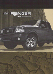 2005 Ford Ranger Owner's Manual with Case