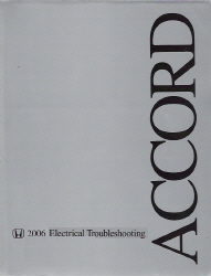 2006 Honda Accord Factory Electrical Troubleshooting Manual