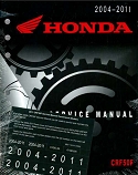 2004 - 2011 Honda CRF50F Factory Service Manual