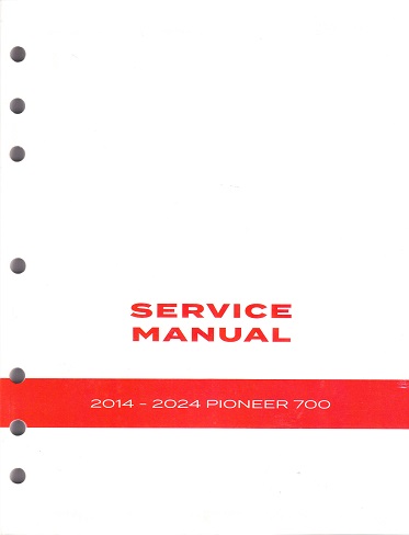 2014 - 2024 Honda SXS700M2, M2D, M4, M4D (Pioneer 700) Factory Service Manual