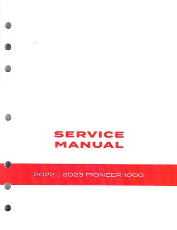 2022 - 2024 Honda Pioneer 1000 Series Factory Service Manual - OEM