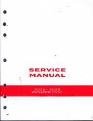 2022 - 2025 Honda Pioneer 1000 Series Factory Service Manual - OEM