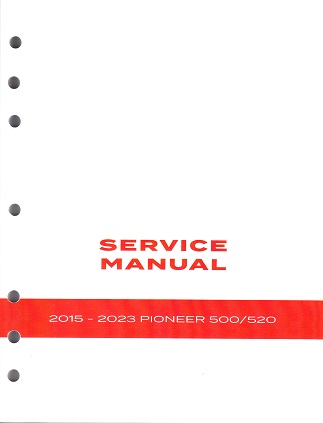 2015 - 2023 Honda Pioneer 500, SXS500M2/SXS520M2 Factory Service Manual - OEM
