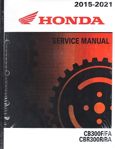 Printed Official Service Shop Repair Manual – Honda CBR300R & CBR300F A, Paper Media, Japan