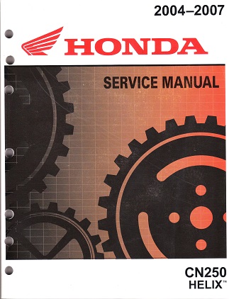 2004 - 2007 Honda CN250 Helix Factory Service Manual - OEM