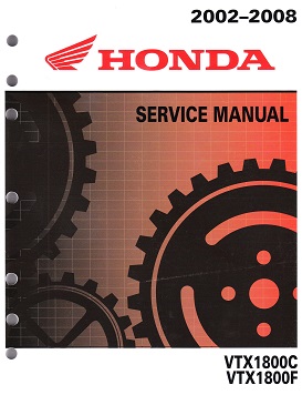 2002 - 2008 Honda VTX1800 C/F Factory Service Manual - OEM