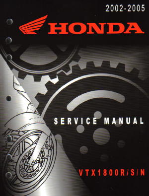 2002 - 2008 Honda VTX1800 N/R/S/T Factory Service Manual