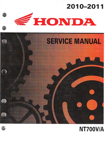 2010 - 2011 Honda NT700V/A Deauville Factory Service Manual - OEM