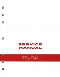 2021 - 2025 Honda Goldwing GL1800B/BD/D/DA Factory Service Manual - OEM
