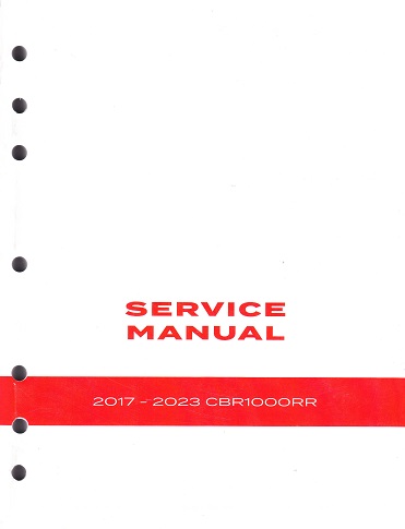 2017 - 2024 Honda CBR1000RR/RA/S1/S2 Factory Service Manual - OEM