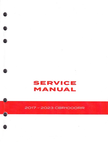 2017 - 2024 Honda CBR1000RR/RA/S1/S2 Factory Service Manual - OEM