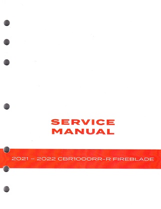2021 - 2022 Honda CBR1000RR-R Fireblade Factory Service Manual - OEM