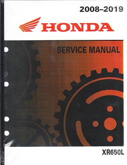 2008 - 2019 Honda XR650L Factory Service Manual - Reprint