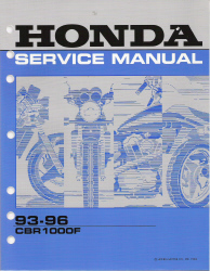 1993 - 1996 Honda CBR1000F Factory Service Manual