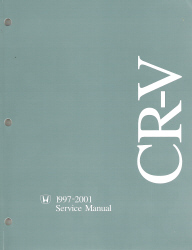 1997 - 2001 Honda CR-V Factory Service Manual