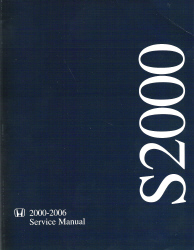 2000 - 2006 Honda S2000 Factory Service Manual