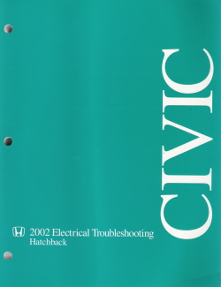 2002 Honda Civic Hatchback Factory Electrical Troubleshooting Manual