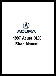 1997 Acura SLX Shop Manual