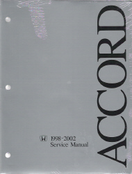 1998 - 2002 Honda Accord Factory Service Manual
