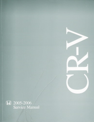 2005 - 2006 Honda CR-V Factory Service Manual