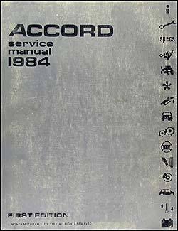 1984 Honda Accord Factory Service Manual