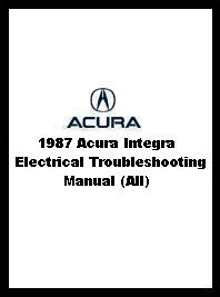1987 Acura Integra Electrical Troubleshooting Manual (All)