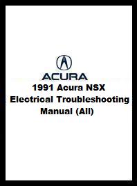 1991 Acura NSX Electrical Troubleshooting Manual (All)