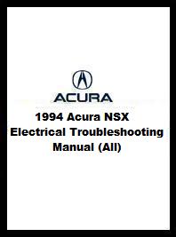 1994 Acura NSX Electrical Troubleshooting Manual (All)