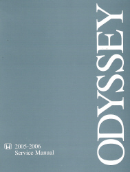 2005 - 2006 Honda Odyssey Factory Service Manual
