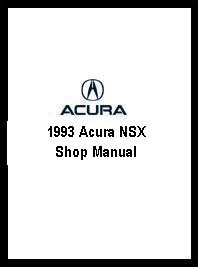 1993 Acura NSX Shop Manual
