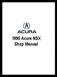 1995 Acura NSX Shop Manual