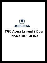 1995 Acura Legend 2 Door Service Manual Set