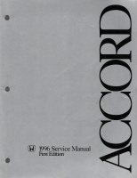 1996 Honda Accord Factory Service Manual