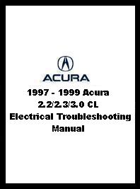 1997 - 1999 Acura 2.2/2.3/3.0 CL Electrical Troubleshooting Manual