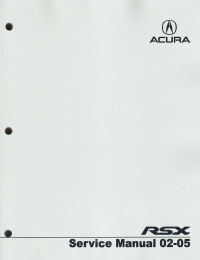 2002 - 2005  Acura RSX Service Manual