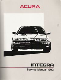 1992 Acura Integra Service Manual