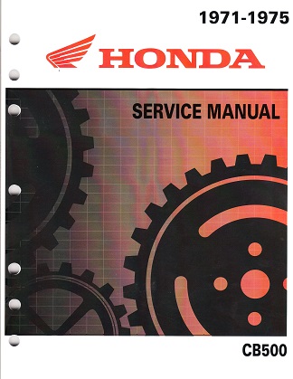 1971 - 1975 Honda CB500 Factory Service Manual - OEM