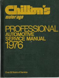 1970 - 1976 Chilton Automotive Service Manual