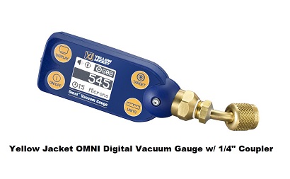 Yellow Jacket OMNI Digital Vacuum Gauge w/ 1/4