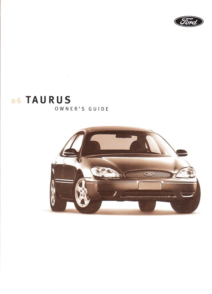 2006 Ford Taurus Owner's Manual Kit