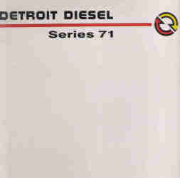 Detroit Diesel In - Line 71 Service Manual - Hardcover