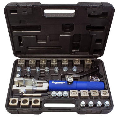 Mastercool Universal Hydraulic Flaring Tool Set w/ Tube Cutter