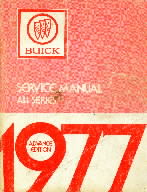 1977 Buick Chassis Service Manual All Series - 2 Volume Set